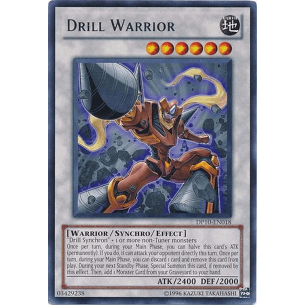 Drill Warrior - DP10-EN018 - Rare
