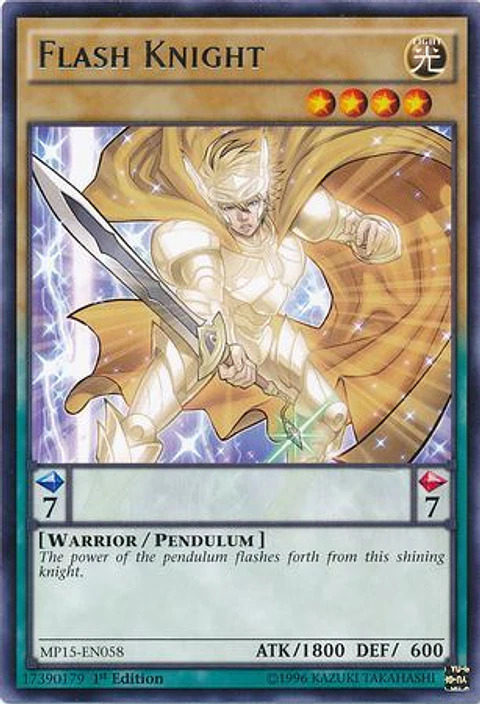 Flash Knight - MP15-EN058 - Rare