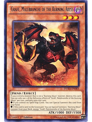 Graff, Malebranche of the Burning Abyss - DUEA-EN083 - Rare