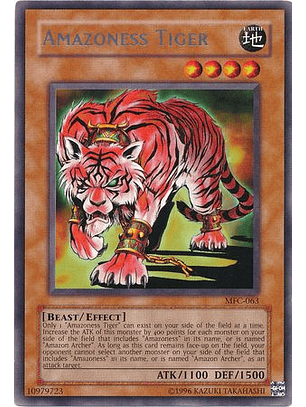 Amazoness Tiger - MFC-063 - Rare 