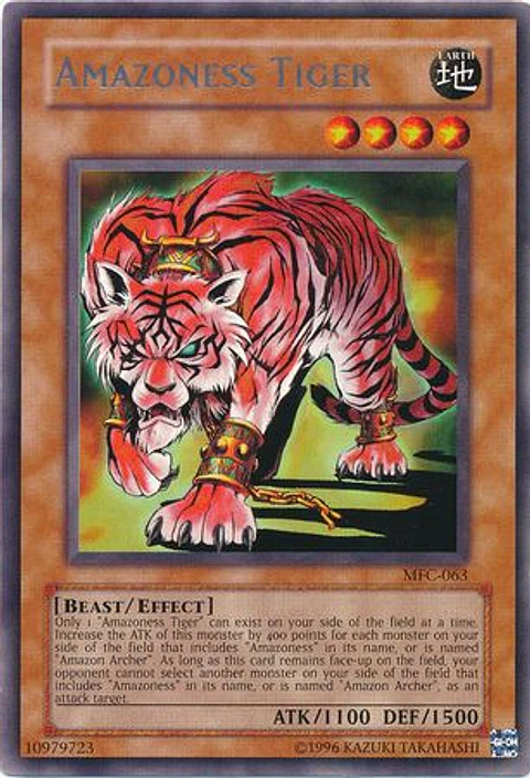 Amazoness Tiger - MFC-063 - Rare 