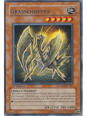 Grasschopper - TAEV-EN022 - Rare 