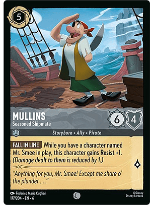 Mullins - Seasoned Shipmate - 177/204 - Common *6