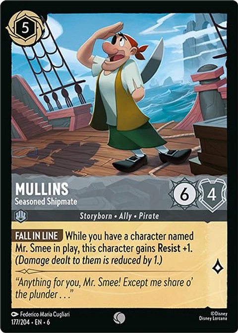 Mullins - Seasoned Shipmate - 177/204 - Common *6