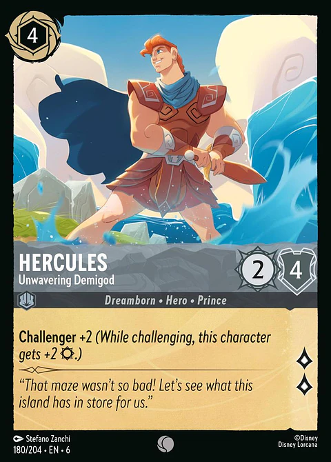 Hercules - Unwavering Demigod - 180/204 - Common *6