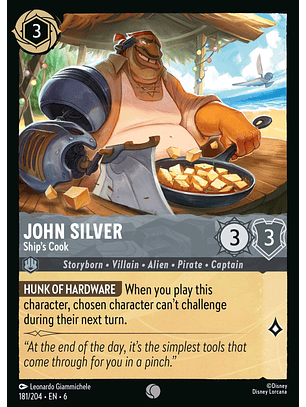 John Silver - Ship's Cook - 181/204 - Common 