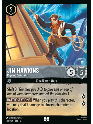 Jim Hawkins - Rigging Specialist - 183/204 - Uncommon *6