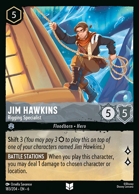Jim Hawkins - Rigging Specialist - 183/204 - Uncommon *6