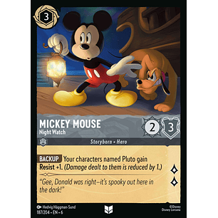 Mickey Mouse - Night Watch - 187/204 - Uncommon *6