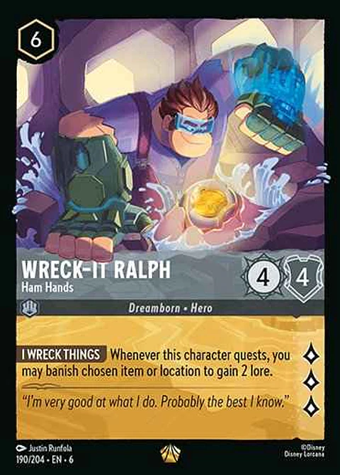 Wreck-It Ralph - Ham Hands - 190/204 - Legendary *6