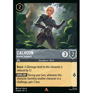 Calhoun - Marine Sergeant - 191/204 - Rare *6