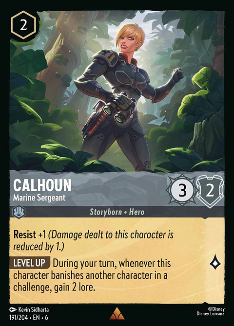 Calhoun - Marine Sergeant - 191/204 - Rare *6
