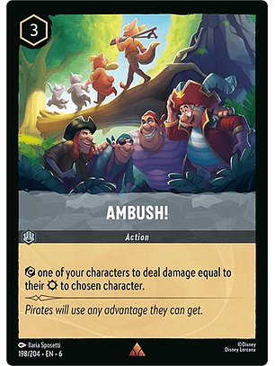 Ambush! - 198/204 - Rare *6