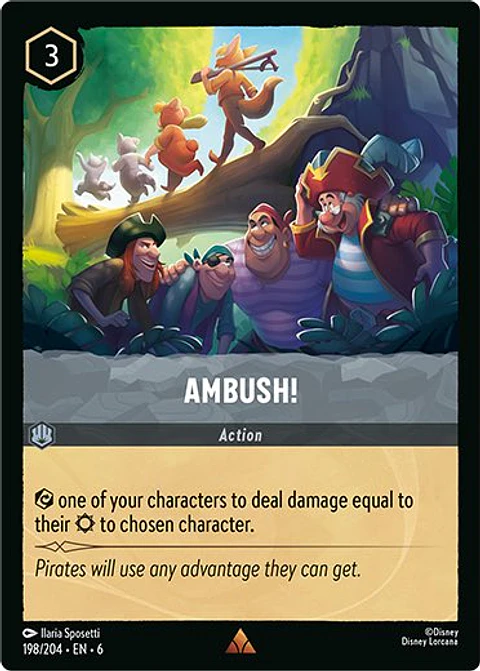 Ambush! - 198/204 - Rare *6