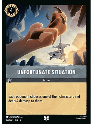 Unfortunate Situation - 199/204 - Uncommon *6