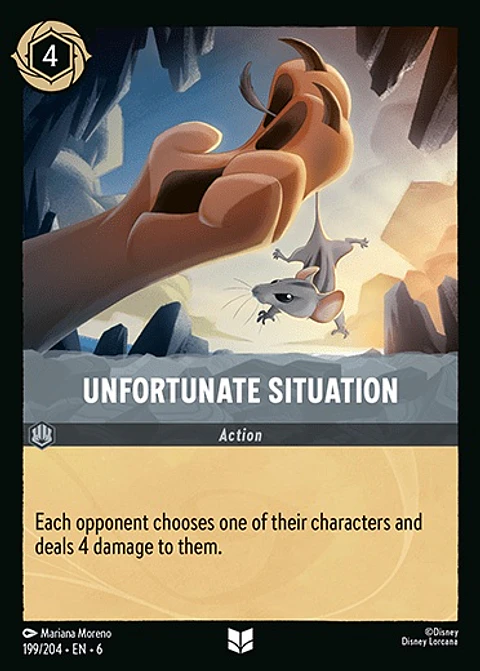 Unfortunate Situation - 199/204 - Uncommon *6