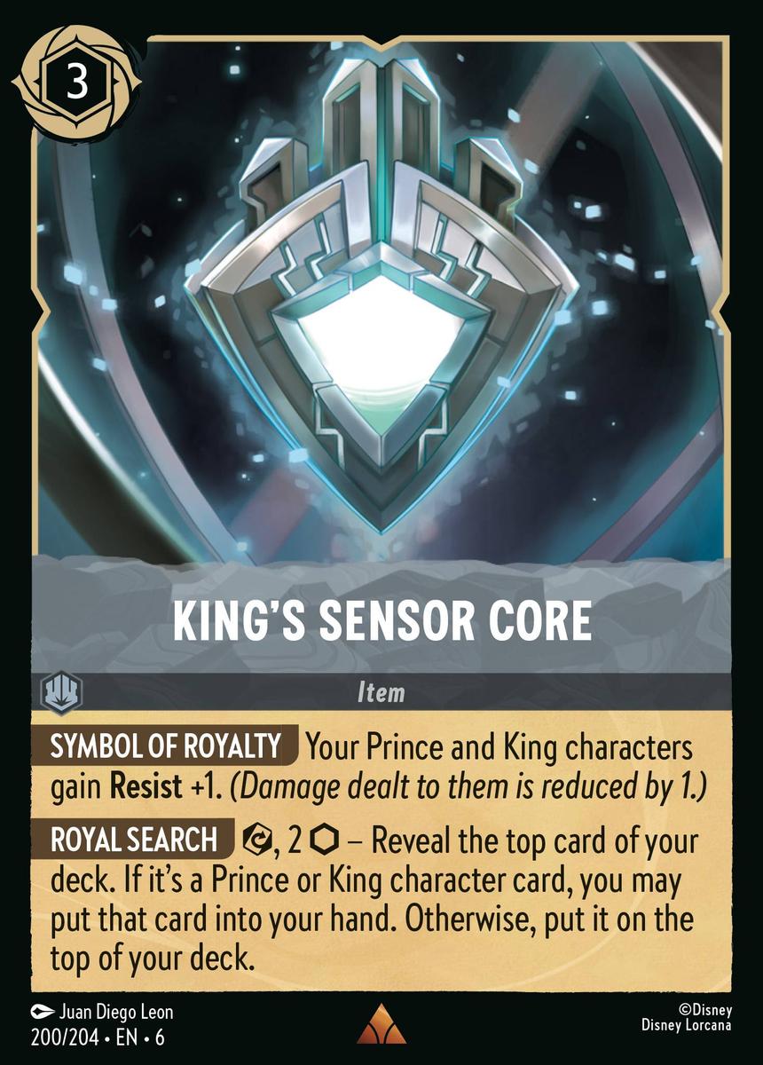 King's Sensor Core - 200/204 - Rare *6 1