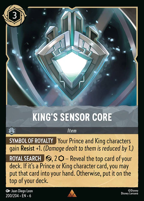 King's Sensor Core - 200/204 - Rare *6