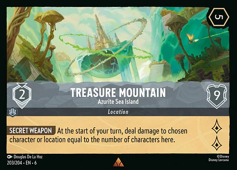 Treasure Mountain - 203/204 - Rare *6