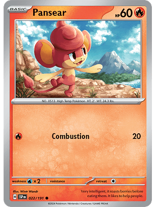 Pansear - 022/191 - Uncommon - SSP 