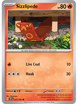 Sizzlipede - 027/191 - Common - SSP 