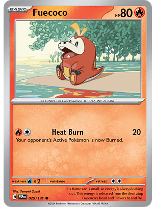 Fuecoco - 029/191 - Common - SSP 