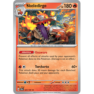 Skeledirge - 031/191 - Rare - SSP 