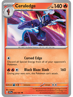 Ceruledge - 035/191 - Uncommon - SSP 