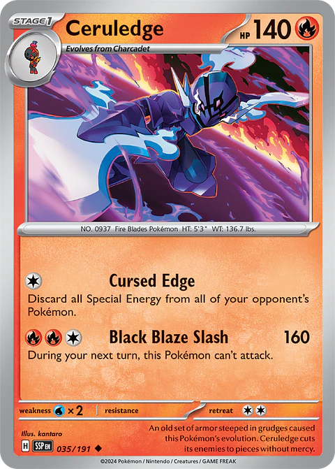 Ceruledge - 035/191 - Uncommon - SSP 