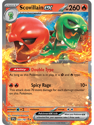 Scovillain ex - 037/191 - Double Rare - SSP 