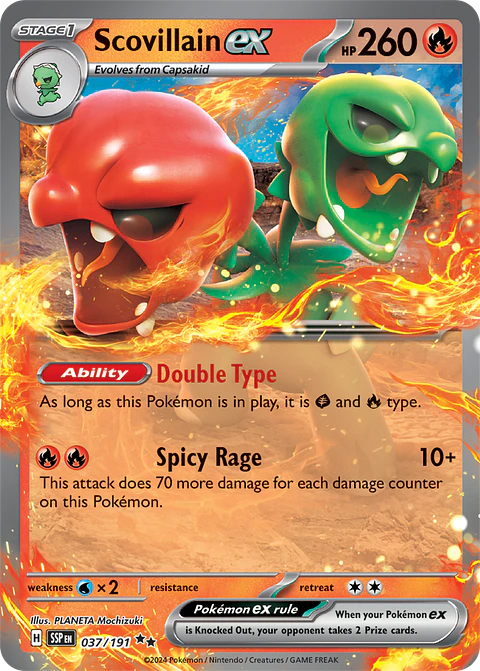 Scovillain ex - 037/191 - Double Rare - SSP 