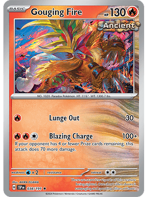 Gouging Fire - 038/191 - Rare - SSP 