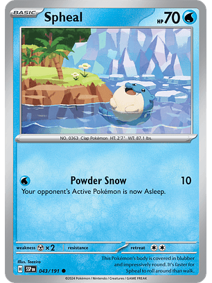 Spheal - 043/191 - Common - SSP 
