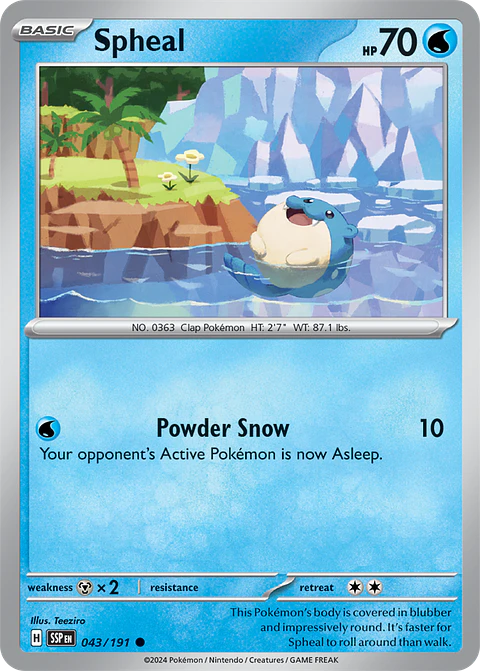 Spheal - 043/191 - Common - SSP 