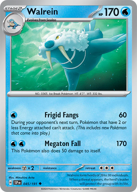 Walrein - 045/191 - Uncommon - SSP 
