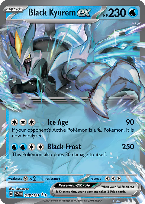 Black Kyurem ex - 048/191 - Double Rare - SSP 