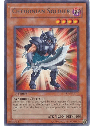 Chthonian Soldier - EEN-EN010 - Rare