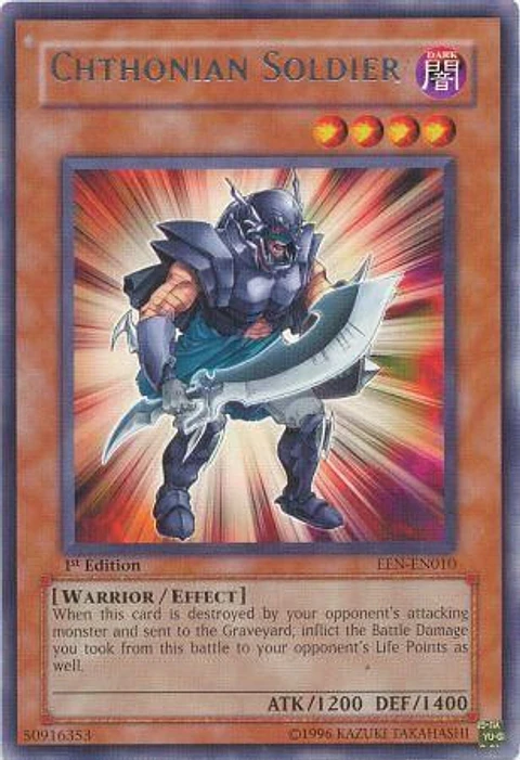 Chthonian Soldier - EEN-EN010 - Rare