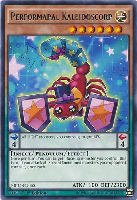 Performapal Kaleidoscorp - MP15-EN065 - Rare.