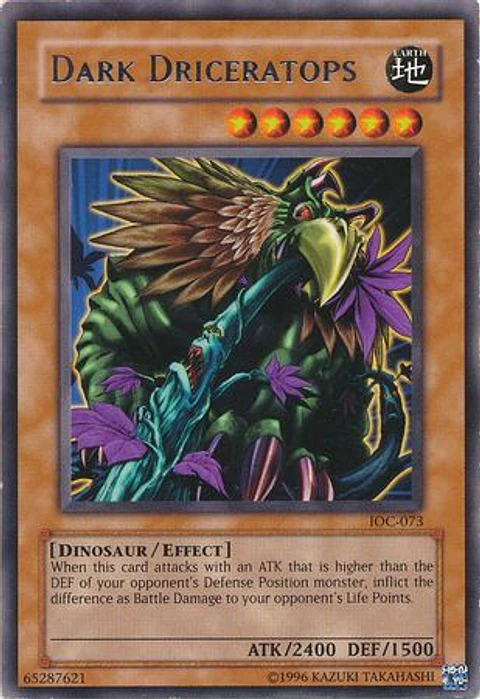 Dark Driceratops - IOC-073 - Rare (jugada)