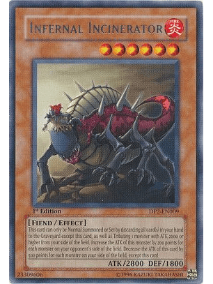 Infernal Incinerator - DP2-EN009 - Rare 