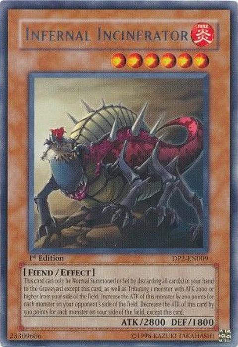 Infernal Incinerator - DP2-EN009 - Rare 