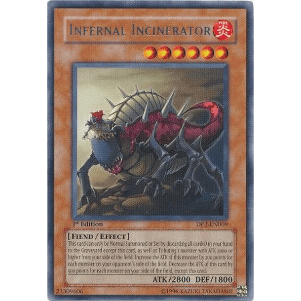 Infernal Incinerator - DP2-EN009 - Rare 