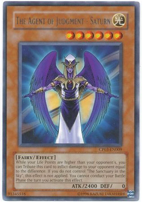 The Agent of Judgment - Saturn - CP03-EN009 - Rare