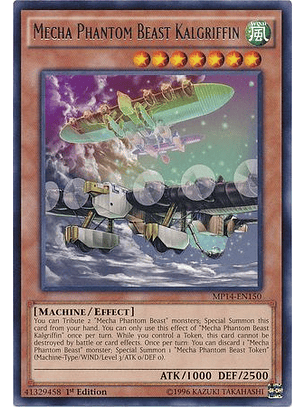 Mecha Phantom Beast Kalgriffin - MP14-EN150 - Rare 