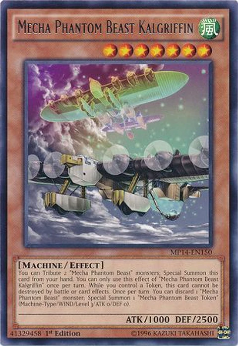 Mecha Phantom Beast Kalgriffin - MP14-EN150 - Rare 