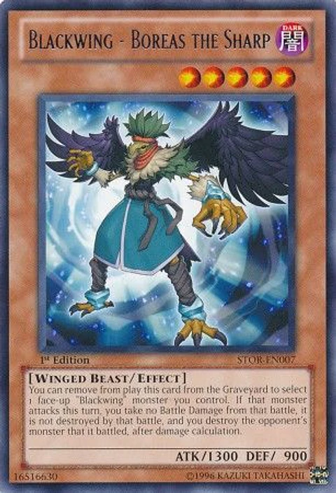 Blackwing - Boreas the Sharp - STOR-EN007 - Rare