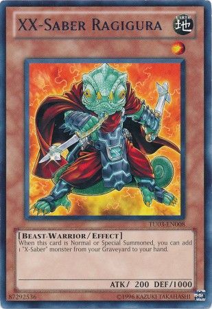XX-Saber Ragigura - TU03-EN008 - Rare (español) 1