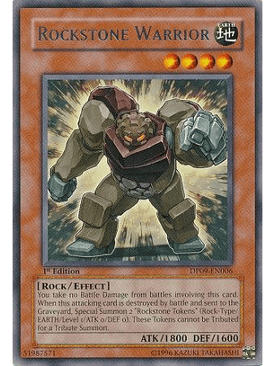 Rockstone Warrior - DP09-EN006 - Rare