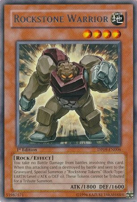 Rockstone Warrior - DP09-EN006 - Rare